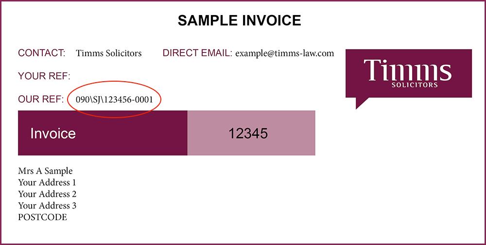 Example invoice